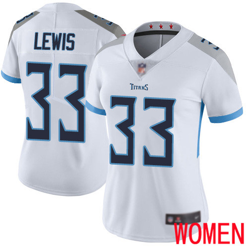 Tennessee Titans Limited White Women Dion Lewis Road Jersey NFL Football 33 Vapor Untouchable